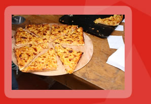 Show pizzerito con pizza, lasagna y galletas para fiestas infantiles.